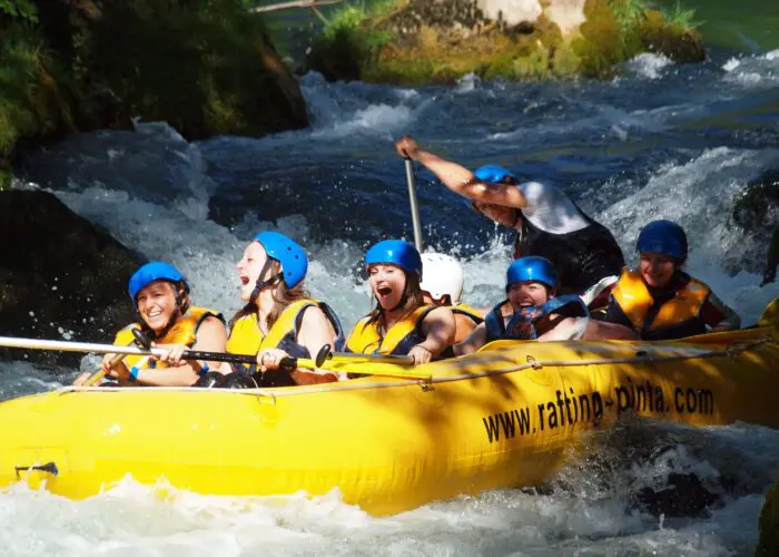 white water rafting boat